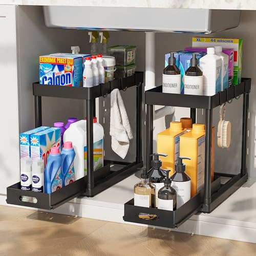 POUGNY 2 Pack Pull-Out Storage