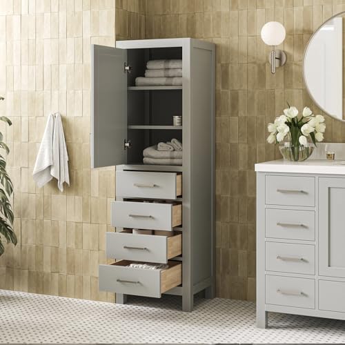 ARIEL Cambridge Bathroom Storage Cabinet view 3