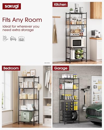 Sakugi 5-Tier Storage Rack Organizer view 4