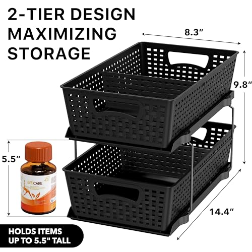 Simple Houseware 2 Tier Pull-Out view 2