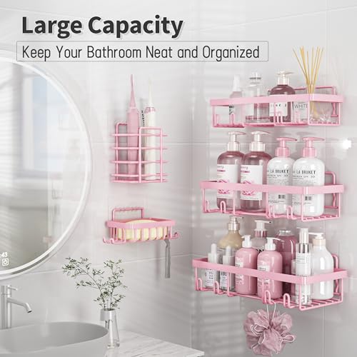 Liuoud 5 Pack Shower Caddy view 2