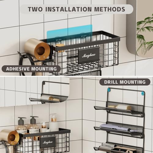Magheo Hair Dryer Holder Wall view 5