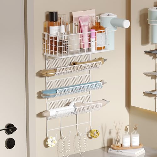 Wall-Mounted Hair Dryer Holder Styling