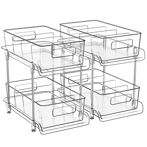 HIHEGD 2-Tier Bathroom Organizer with