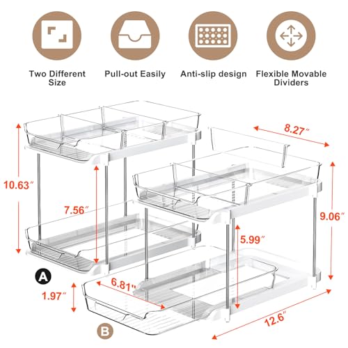 Delamu 2-Tier Multi-Purpose Bathroom Under view 2