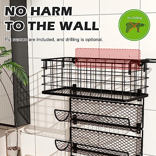 Wall-Mounted Hair Dryer Holder Styling view 3
