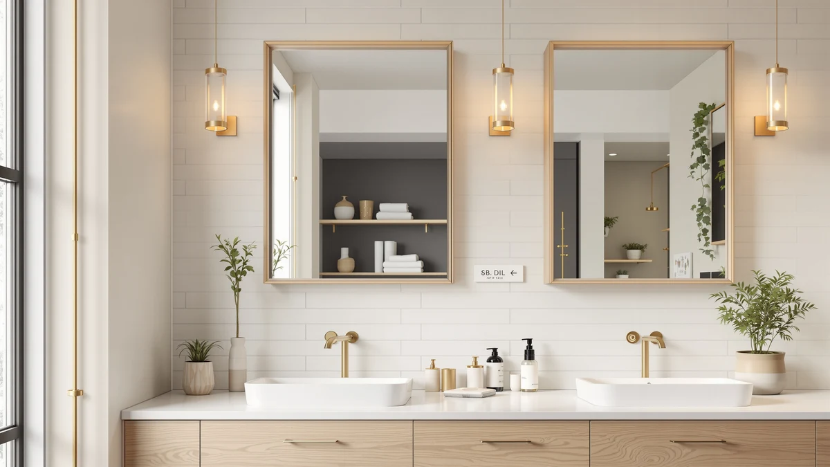 How to Install Bathroom Mirror With Storage comparison