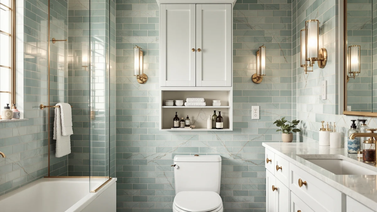 Over Toilet vs Floor Storage comparison